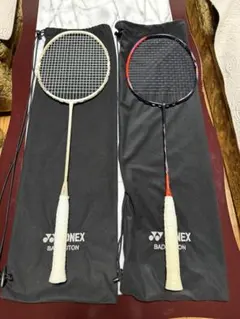 美品新作ヨネックスラケットまとめ売りアストロクス77プロ、アークセーバー7ツアー