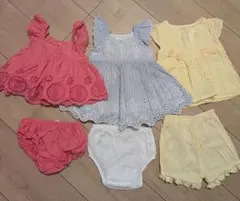 70サイズ相当★baby GAP等 セットアップ 3セット