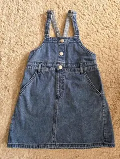 GLOBAL WORK　デニムジャンバースカート 120cm