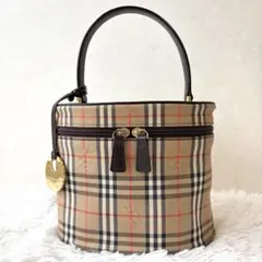美品　BURBERRY バニティバッグ　シャドーホース　ノバチェック　バッグのサムネイル