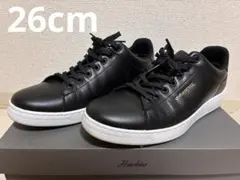 STEFANO ROSSI ステファノロッシ 本革スニーカー ブラック26cmのサムネイル