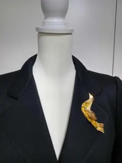 ヴィンテージ品　コスチュームジュエリー　鳥モチーフ　ブローチ