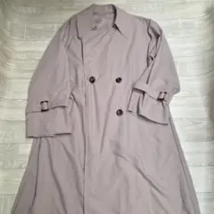 GRL薄紫 ダブルブレスト トレンチコート