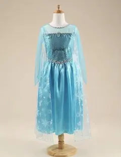 エルサ　ドレス　キッズ　110 長袖アナ雪　➕　7点セット