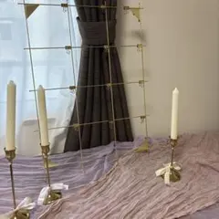 ウェルカムボードフレームとキャンドルスタンドセット