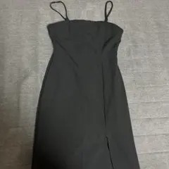 タイトワンピ　キャミワンピース スリット