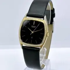 希少 美品 セイコー シャリオ スクエア型 3面カットガラス 7431-5120
