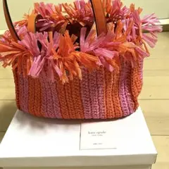 お値引き　ケイトスペード　カゴバック