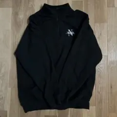 nautica ハーフジップ スウェット 黒