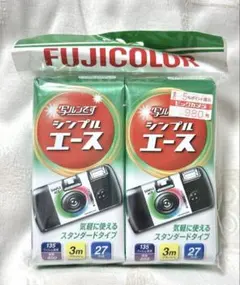 FUJIFILM 写ルンです SIMPLE ACE 27枚撮 2個セット - メルカリ