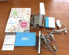 Wii 本体 + リモコン3個 + ゲームソフト4本