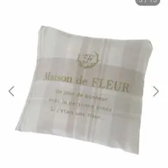 新品Maison de FLEUR チェックプリントエコバッグ ¥2200