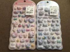 【正規品】サンリオ　コットンパフィーシール　シナモロール　ハローキティ　キティ