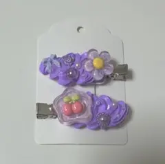 ヘアクリップ ホイップデコ【2個セット】