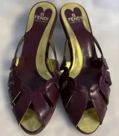 FENDI 紫ミュール size35のサムネイル