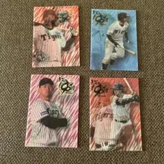 阪神タイガース　チェンジングステッカー　大山　近本　桐敷　前川