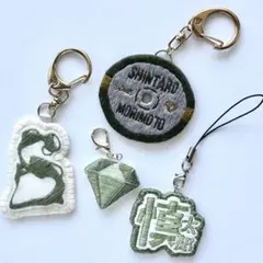 SixTONESキーホルダー ストラップセット 青 - メルカリ