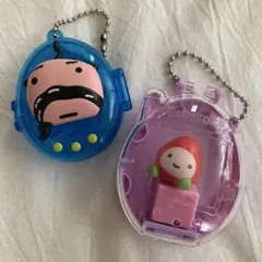 たまごっち　おやじっち　いちごっち　キーホルダー　ガチャ　2点セット