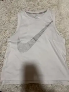Nike Dri-FIT ホワイト ノースリーブ Lサイズ