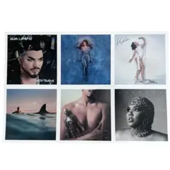 洋楽cd•レコードステッカー デュアリパ カイリーミノーグアダムランバート