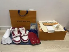 LOUIS VUITTON スニーカー レッド/ホワイト