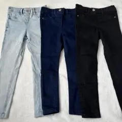 next スキニーパンツ 3色セット 6歳 116cm