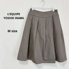 L'EQUIPE YOSHIE INABA ウール　フレアタックスカート　Mのサムネイル