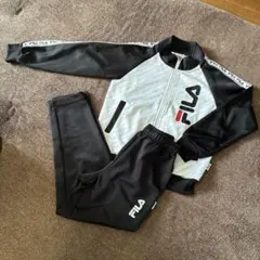 FILA ジャージセット 140cm ホワイト/ブラック