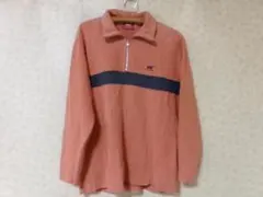 100381　ヘリーハンセン　ハーフジップトレーナー　オレンジ　M