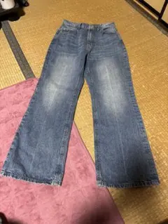 フレアデニムパンツ ライトブルーのサムネイル