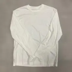 【おまとめ値引き有】天竺編みクルーネック長袖Ｔシャツ M ①