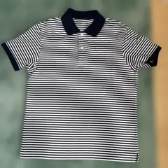 ユニクロドライカノコボーダーポロシャツ
