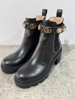 GUCCI レディース　ブラック ブーツ