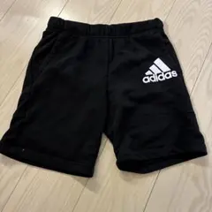 adidas 黒 ハーフパンツ 160/63