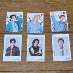 Aぇ! group CD特典シール・チェキ風トレカ 6点セット