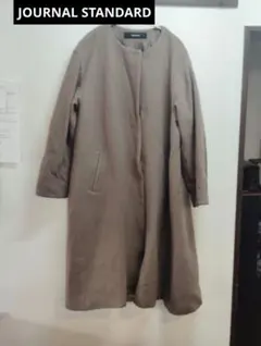 美品 JOURNAL STANDARD ブラウン ロングコート サイズM[FF]