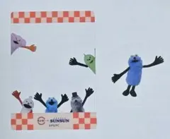 スシローコラボ NONNON & SUNSUN カード＆クリアピックセット