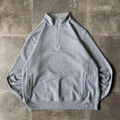00s RUSSELL ATHLETIC ジップスウェット 灰 XL A398