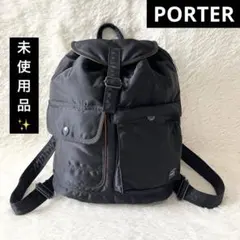 未使用✨PORTER ポーター リュックサック バックパック タンカー ブラックのサムネイル
