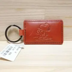 スヌーピー 本革 キーホルダー ボクシング