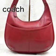 希少 コーチ　エルゴ　9033　ergo レッド　赤　ワンショルダー 希少】オールドコーチ ワンショルダー ergo レッド9033 USA製