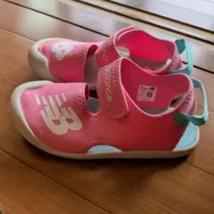 New Balance サンダル サイズ21 ピンク