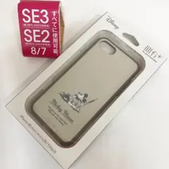ミッキーマウスiPhoneSE第3世代/第2世代イーフィット耐衝撃ケース0837