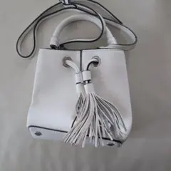 ZARA　フリンジ付き ショルダーバッグ