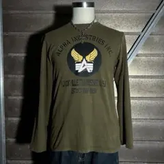 ALPHA INDUSTRIES vintage ロンT ミリタリー　グランジのサムネイル