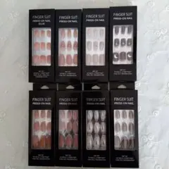 FINGER SUIT PRESS-ON NAIL 8セット