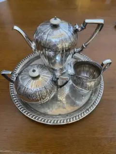 ビンテージティーセット シルバープレート