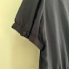 NEW YORKER 黒いひざ丈半袖ワンピース