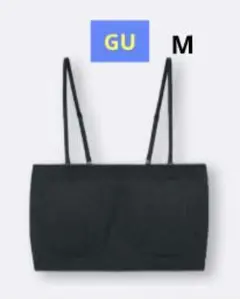 GU　2WAY バンドゥ　М ブラック ハーフトップ