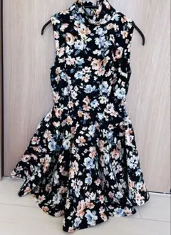 【値下げ中】Snidel 花柄ノースリーブ　ワンピース